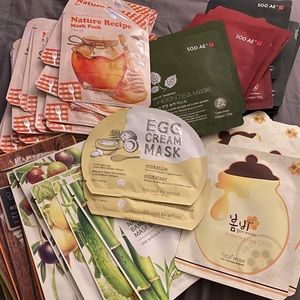 LOT 30+ sheet masks bundle